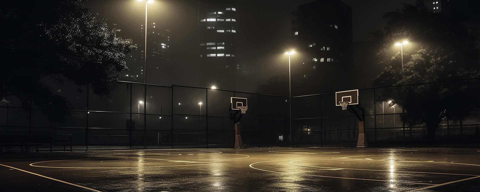 commercial area lighting